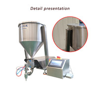 Boisson, cosmétiques, huile végétale, bouteilles de jus, machine de remplissage semi-automatique liquide de pompe de rotor