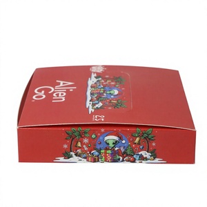 Papier à rouler Alien Go Premium non blanchi brun format King Size à combustion lente, motif de Noël imprimé, 33 feuilles par carnet - Product Image 6