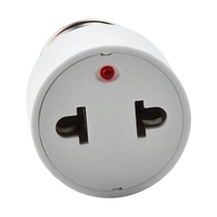 E27 blanc PP plastique Edison lumière support de lampe douille à vis adaptateur de sortie convertisseur