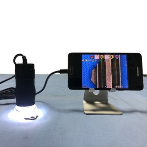 2.0MP Độ phóng đại cao điện thoại di động sửa chữa kính hiển vi 8 LED Hợp kim nhôm và ống kính quang học zoom USB kính hiển vi kỹ thuật số - Product Image 2