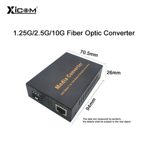 ตัวแปลงสื่อ xicom 10g Base-T ถึง10g Base-R ตัวแปลงเชื่อมไฟเบอร์ออปติก - Product Image 5