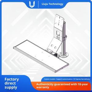Lijiu คีย์บอร์ดจอคอมพิวเตอร์42LYE, ขาตั้งจออะลูมิเนียมอัลลอยด์แบบบูรณาการถาดพับได้หมุนได้90องศา - Product Image 5