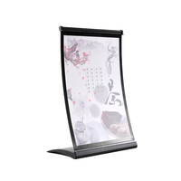Support d'affichage portable mini A3/A4 enroulable, cadre en aluminium, bannière rétractable pour la publicité et les expositions, imprimé sur le dessus de la table