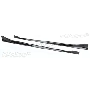 Faldones Laterales Estilo MUGEN en Negro Mate para Honda Civic 11ª Gen. 2021-2024, Accesorios para Auto - Product Image 5