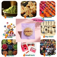 Sacs en plastique transparents givrés thermoscellables personnalisés, imprimés avec votre logo, pour aliments, bonbons ou biscuits, emballage individuel