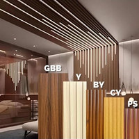 Revêtement mural extérieur imperméable en WPC, panneau composite bois-plastique rainuré, lambris intérieur en PVC