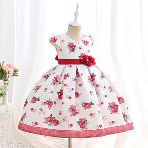 Outong – robe de Ballet en Tulle pour enfants de 3 à 10 ans, motif Floral, rose, robe princesse de plage pour filles, vente en gros - Product Image 5