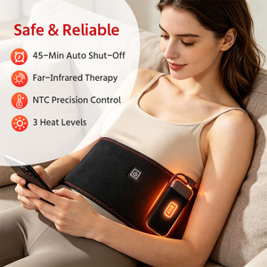 <span class=keywords><strong>Ceinture</strong></span> <span class=keywords><strong>de</strong></span> soutien lombaire chauffante intelligente à lumière rouge avec minuterie 45 min et chargement Type-C pour le soulagement des maux <span class=keywords><strong>de</strong></span> <span class=keywords><strong>dos</strong></span> lors <span class=keywords><strong>de</strong></span> longues journées <span class=keywords><strong>de</strong></span> travail assis - Product Image 3