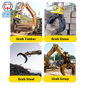 <span class=keywords><strong>Mini</strong></span>-chargeuse compacte Guchuan <span class=keywords><strong>avec</strong></span> <span class=keywords><strong>grappin</strong></span> <span class=keywords><strong>forestier</strong></span> rotatif pour bois et rotateur hydraulique - Product Image 4