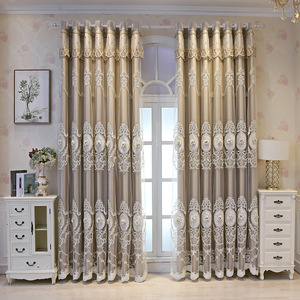 <span class=keywords><strong>Tende</strong></span> di ricamo del salone delle <span class=keywords><strong>tende</strong></span> di stile europeo del tessuto di ciniglia di lusso su ordinazione del rifornimento della fabbrica - Product Image 6