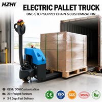 Transpalette électrique robuste HZHI 5000 lbs avec batterie 48V pour usage industriel