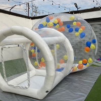 Ballons de fête pour enfants, maison amusante, géant, Transparent, gonflable, cristal, Igloo, dôme, bulle, tente, Transparent, gonflable, maison