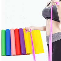 Bandas de goma para ejercicio de gimnasio, correas elásticas para moldear el cuerpo, bandas de resistencia largas de látex