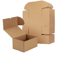 Promotion Pas Cher FAIBLE QUANTITÉ MINIMALE DE COMMANDE Prêt à expédier kraft gratuite boîte matériau dur ondulé boîtes mailer