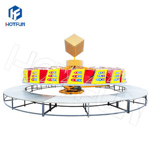 Large Flying Turntable Children's Carnival <b>Ride</b> Fiberglass <b>Outdoor</b> <b>Amusement</b> <b>Equipment</b> CE Certified 10m Diameter 40 Person - Product Image 1