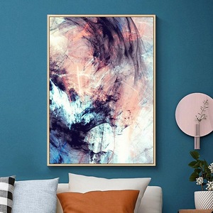 Pintura al Óleo Moderna Nórdica Simple, Abstracta, con Efecto de Acuarela, de Lujo, para Colgar en la Pared, sobre Lienzo - Product Image 1