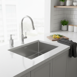 [CALMFORTE] CALMFORTE 550 Noise Proof <b>Padded</b> 1.2T STS Square Sink with Coni Clear Coating and PREMIUM HAND MADE SINK Quality - Product Image 3