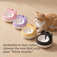 Fontaine à eau portable pour chat, fontaine à eau automatique pour chat, distributeur d'eau pour petits animaux de compagnie, pour les voyages et la maison, 4 couleurs