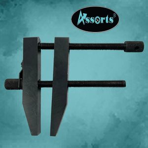 แคลมป์คีบแบบปรับได้ 4 นิ้ว 100 มม. ยี่ห้อ Assorts Toolmaker รุ่น F ทำจากเหล็กอัลลอยด์เคลือบอีพ็อกซี่สีดำ - Product Image 4