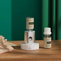 Diffuseur d'huiles essentielles sans eau, machine d'aromathérapie automatique 51-100 ml avec minuterie, prise Type-C pour la maison