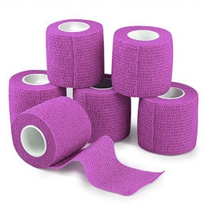 Chine Usine Vente Chaude Médical Élastique Vet wrap Bandage auto-adhésif avec Tissu Non-tissé pour Vétérinaire Animal Chien Cheval - Product Image 6