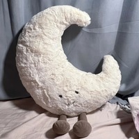 Vente chaude Jelly chat Oreiller Haute qualité Super Doux En Peluche Jouet Lune Soleil avec PP Coton Remplissage Cadeau D'anniversaire