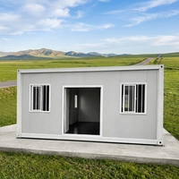 Casa Contenedor Prefabricada de Montaje Rápido, Edificio Modular Desmontable e Integrado para Instalación Rápida, Oficina en Sitio y Alojamiento para Personal