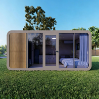 Maisons préfabriquées modernes de 20 et 40 pieds, faciles à installer, maisons conteneurs mobiles, pods de bureau préfabriqués, armoires Apple Home Office Pod