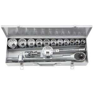 Jeu de clés à douille Fg 629B S17, 17 pièces, métrique, kit d'outils de réparation automobile - Product Image 1