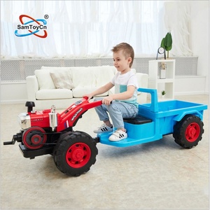 Voiture électrique pour enfants Samtoy Simulation 12V, batterie, 4 roues, conduite électrique, <span class=keywords><strong>tracteur</strong></span> à monter pour enfants - Product Image 1