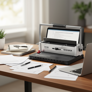 Máquina Encuadernadora Manual Vevor de 34 Agujeros, Tamaño Carta A4 A5, Metálica, Perforadora de 120 Hojas, Encuadernadora de Libros - Product Image 2