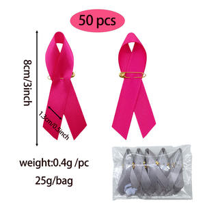 महिलाओं के लिए स्तन कैंसर जागरूकता रिबन पिन पिन सार्वजनिक सामाजिक कार्यक्रम सार्वजनिक कल्याण पार्टी स्मृति कार्यक्रम की आपूर्ति करती है - Product Image 2