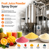 Xiaoli industriële centrifugale sproeidroger van roestvrij staal voor voedselverwerking, fruitpulver en geconcentreerd sap