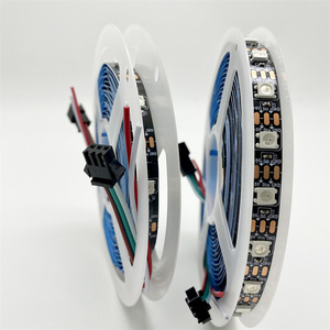 <span class=keywords><strong>RGB</strong></span> LED Strip địa chỉ 5V IC 2812 lập trình kỹ thuật số pixel ánh sáng WS2812 LED Pixel với kết nối USB ROHS chứng nhận - Product Image 1