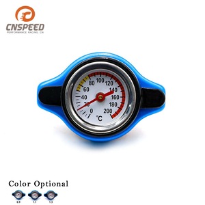 ฝาหม้อน้ำ CNSPEED พร้อมเกจวัดอุณหภูมิ 0.9/1.1/1.3 บาร์ สำหรับระบบระบายความร้อนรถยนต์ - Product Image 1