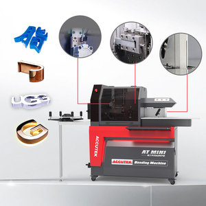 Accutek atmini Tuyệt Vời <span class=keywords><strong>Mini</strong></span> 3D Bảng Chữ Cái Thư Máy Neon Dấu Hiệu CNC Thư Kênh Máy Uốn Để Làm Công Ty Chữ - Product Image 5