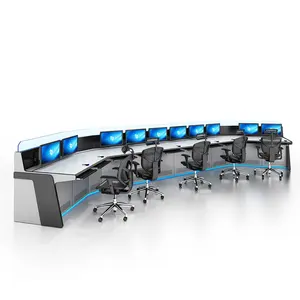 Consola de sala de control central personalizable Kehua Fuwei, configuración de luz Led, durabilidad fiable