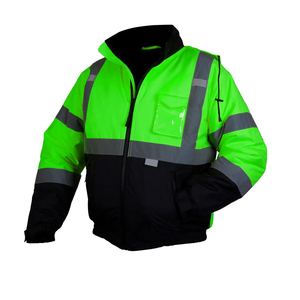 Chaqueta de Seguridad de Alta Visibilidad con Múltiples Bolsillos, Ropa de Trabajo Reflectante para Ingenieros - Product Image 1