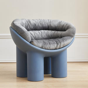 เก้าอี้พักผ่อนทรงขาช้างพลาสติกทันสมัย สำหรับห้องนั่งเล่น ห้องนอน ดีไซน์สบายๆ พร้อมพนักพิง ออกแบบปลอดภัย ยอดนิยมบนอินเทอร์เน็ต สไตล์ตกแต่งบ้าน - Product Image 5