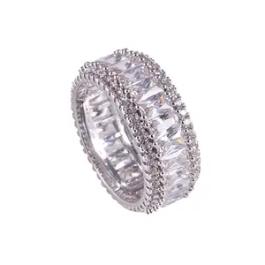 Fashion Perhiasan Cincin High End Cincin Perhiasan Wanita Perhiasan Zirkon Berlapis Emas Dubai Perhiasan Cincin