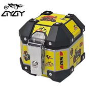Boîte de rangement portable en alliage d'aluminium de 5 L pour moto, compatible avec les véhicules électriques