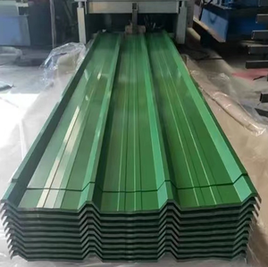 Haute qualité 28 calibre résistant aux UV couleur enduit Galvalume ondulé toiture tôle panneau d'acier personnalisé KS Tisi coupe - Product Image 2