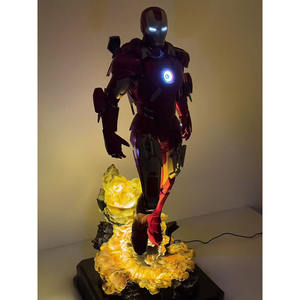 Vente chaude Décoration intérieure Bureau à domicile Sculpture en résine <span class=keywords><strong>Super</strong></span>-<span class=keywords><strong>héros</strong></span> Iron Man MK7 <span class=keywords><strong>Figurine</strong></span> Statue - Product Image 1