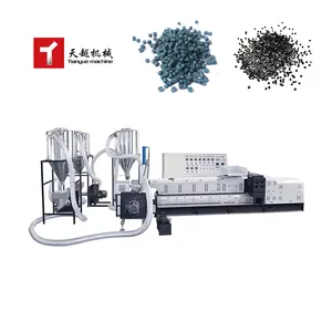 Tianyue HDPE/PE/PP Pet Plastic Pelletizing Machine Air Cooling Plastic Recycling Machine