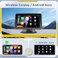 Autoradio portable 7 pouces autoradio multimédia lecteur vidéo écran tactile écran carplay sans fil pantalla portatil de carro