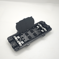 Boîtier de raccordement horizontal étanche pour fibre optique 12 fibres, boîtier de jonction fibre optique 24 fibres IP68, boîtier de distribution à étanchéité mécanique