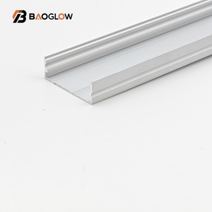 Hot Sale 30*10 Customized No Grooving Led Aluminum Profile for Back Led Strips <b>Light</b> with Aluminum Profile clear Milky Diffuser - Product Image 2