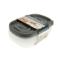 Boîte de rangement hermétique pour aliments frais pour réfrigérateur Récipient de cuisine réutilisable avec couvercle pour le stockage et la conservation des aliments