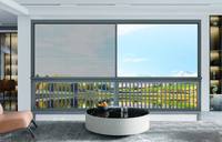 Ventana Horizontal Moderna de Doble Vidrio, Estilo Simple, Eficiente Energéticamente, Insonorizada, Resistente a Huracanes, Aislamiento Térmico, Aleación de Aluminio, Energy Star