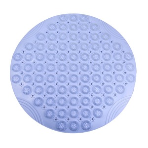 Tapis <span class=keywords><strong>de</strong></span> <span class=keywords><strong>sol</strong></span> antidérapant en PVC écologique pour <span class=keywords><strong>salle</strong></span> <span class=keywords><strong>de</strong></span> bain, baignoire, piscine, lavable en machine, tapis rond pour douche - Product Image 1